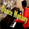 عکس اجرای آهنگ زیبای(Dance Monkey)توسط مهیاریوسفی