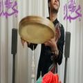 عکس دف نوازی امید نوازنده عربی در مبعث میلاد با سعادت رسول اکرم حضرت محمد (ص)