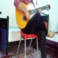عکس گیتار،اجرای تیتراژ پایانی ماه عسل از خواجه امیری