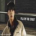 عکس تبلیغ بی تی اس bts برای فیلا ( FILA × BTS ) ورژن seokjin جین FILA ON THE STREET