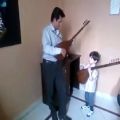 عکس کوچکترین مرد موسیقی عاشیق آذربایجان Ashiq