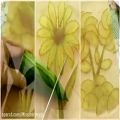 عکس آشپزی_ تزیین خیار سبز به ۳ شکل متفاوت گل......