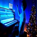 عکس اجرای جذاب پیانویی موسیقی انیمیشن Frozen
