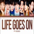 عکس لیریک آهنگ Life Goes On از البوم جدید BTS بی‌تی‌اس به نام BE Deluxe Edition