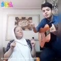 عکس اجرای جنجالی هنرمند ایرانی با گیتار «مادر»