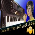 عکس گل بی گلدون گوگوش کیبورد Casio MT 750