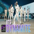 عکس اجرای Dynamite از بی تی اس BTS در The Late Late Show