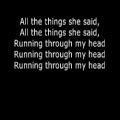 عکس t.A.T.u - All The Things She Said Lyrics