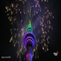 عکس لحظه تحویل سال نو میلادی 2021 در نیوزلند