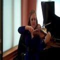 عکس ویولن از راشل بارتون - Brahms Lullaby