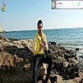 عکس زیبا ترین اجرای امید نوازنده عربی در آب های خلیج فارس(جزیره قشم)