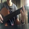 عکس اهنگ رویای آبی از پوبون با گیتار