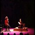 عکس مجید خلج و سیلوین کاساپ -نشست کوبه ای ایرانی و جاز