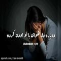 عکس دوباره دل هوای با تو بودن کرده / کلیپ عاشقانه غمگین / آرش دلفان