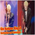 عکس 6 دقیقه از خرابکاری های نامجون ||Kim Namjoon King Of Destruction And Clumsiness