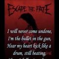 عکس Escape the fate - I alone lyrics