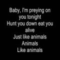 عکس Maroon 5 - Animals Lyrics