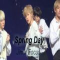 عکس اجرای Spring Day فوکوس جیمین || کنسرت بی تی اس (BTS) در KBS