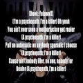 عکس Eminem - Psychopath killer lyrics
