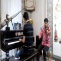 عکس دونوازی ویولن و پیانو (سلو در بیات اصفهان و قطعه نغمه)