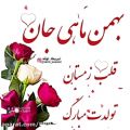 عکس کلیپ تبریک تولد عاشقانه _ بهمن ماهی جان تولدت مبارک