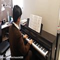 عکس اجرای قطعه پیانویی ای بهار دلنشین توسط امیرحسین رضایی