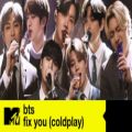 عکس اجرای جدید کاور آهنگ Fix You از بی تی اس BTS در برنامه MTV Unplugged