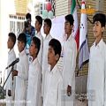 عکس گروه سرود مدرسه سینا در روستای ده بالا شهر رمشک قلعه گنج