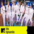 عکس اجرای آهنگ Dynamite بی‌تی‌اس در برنامه‌ی MTV Unplugged