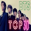 عکس 30 آهنگ برتر گروه BTS
