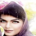 عکس چتر خیس با صدایی مریم محمدی خواننده دکلمه گو