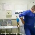 عکس کلیپ فوقالعاده جنجالی _ رقص در بیمارستان با آهنگ شلوار پلنگی