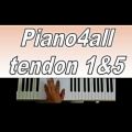 عکس تکنیک در پیانو - تاندون 1 و 5