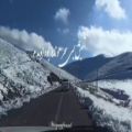 عکس جاده های برفی خرقان