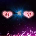 عکس تبریک ولنتاین با حروف m,m