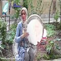 عکس موسیقی سنتی و اصیل ایرانی - دف نوازی با ریتم آهنگ منتظرت بودم - تکنوازی دف