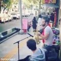 عکس اجرای موسیقی دلنشین در خیابان