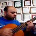 عکس نوازندگی گیتار ریتم از فرهاد عطایی