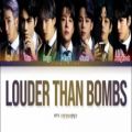 عکس لیریک فارسی آهنگ louder than bombs از (bts)