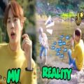 عکس (BTS Life Goes On (MV vs Reality| موزیک ویدیو vs پشت صحنه!