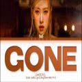 عکس لیریکـ آهنگـ GONE از Rosé