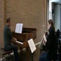 عکس اجرای موسیقی عاشقانه فیلم 2046 با فلوت و پیانو