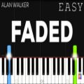 عکس easy piano faded_alan walker