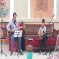 عکس اجرای موسیقی همراه با آواز توسط استاد ابوالفضل باقریان