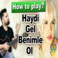 عکس آموزش آهنگ Haydi Gel Benimle Ol از Sezen Aksu گیتار امین فرامرزی