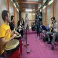 عکس تمرین گروه رستاک حلاج در استودیو هم آوای ترانه