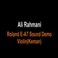عکس رولند ea7 رولندea7 دموی صدای ویولن raland ea7 Sound demo violin(keman)
