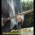 عکس موسیقی ناب ایرانی با سه تار نوازی استاد احمد عبادی