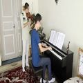 عکس گل گلدون... پیانو و ویولن