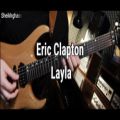 عکس آموزش گیتار الکتریک آهنگ Eric Clapton Layla